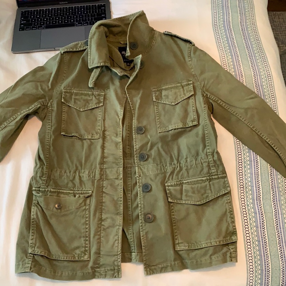 green Madewell jacket